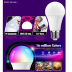 1-10Pcs LED RGB Bulb Remote Control Multicolor Lamps AC220V E27 Dimmable Lampada Bombilla Living Room Home Luminair for Home