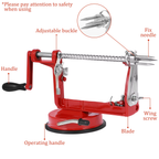 3 in 1 Fruit Peeler Machine Hand Crank Fruit Slicer Corer Apple Skin Cutter Peeling Tool Sharp Fruit Peel Remover Kitchen Gadget