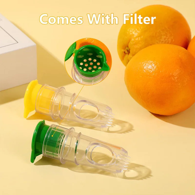 Manual Lemon Squeezer New Screw-Top Lemon Juicer Lemon Press Ideals for Cocktails Drinks and Cooking Hand Held Citrus Juicer