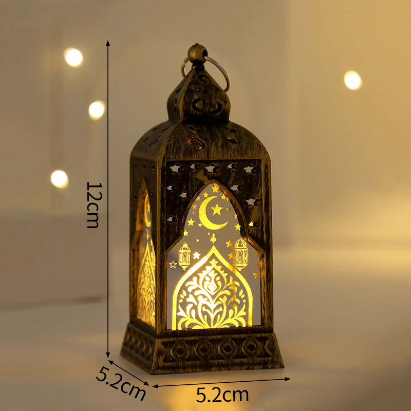 Ramadan Decorations 2026 Ramadan Lantern Light Mubarak Desk Accessories Islamic Muslims Party Decorations Home Decor