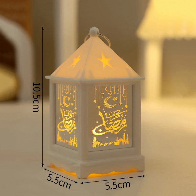 Ramadan Decorations 2026 Ramadan Lantern Light Mubarak Desk Accessories Islamic Muslims Party Decorations Home Decor