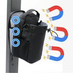 Magnetic Gym Bag Large Capacity Magnetic Carrier Bag with Phone Pocket Portable Gym Water Bottle Pouch Gym Accessories Organizer