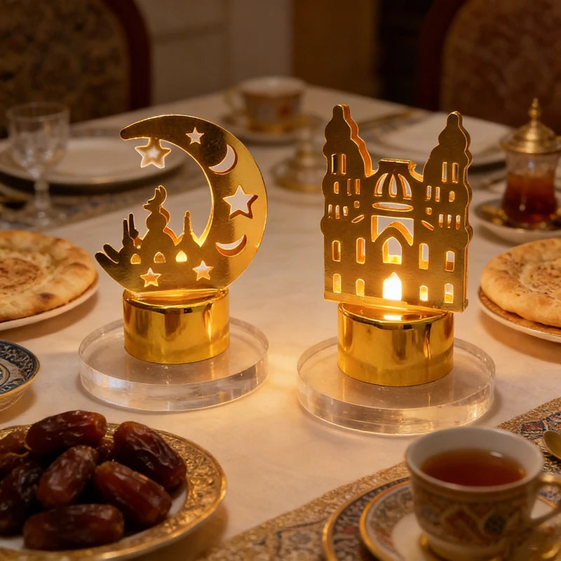 Ramadan Decorations 2026 Ramadan Lantern Light Mubarak Desk Accessories Islamic Muslims Party Decorations Home Decor