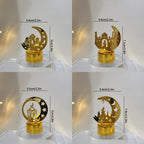 Ramadan Decorations 2026 Ramadan Lantern Light Mubarak Desk Accessories Islamic Muslims Party Decorations Home Decor