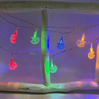 Eid Mubarak Moon Star LED String Light Eid Islamic Muslim Party Supplies Kareem Ramadan Decoration for Home Eid Al-Fitr Ornament