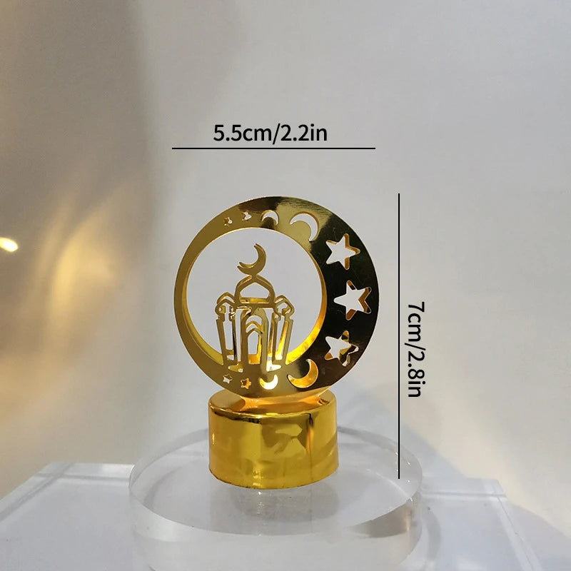 Ramadan Decorations 2026 Ramadan Lantern Light Mubarak Desk Accessories Islamic Muslims Party Decorations Home Decor