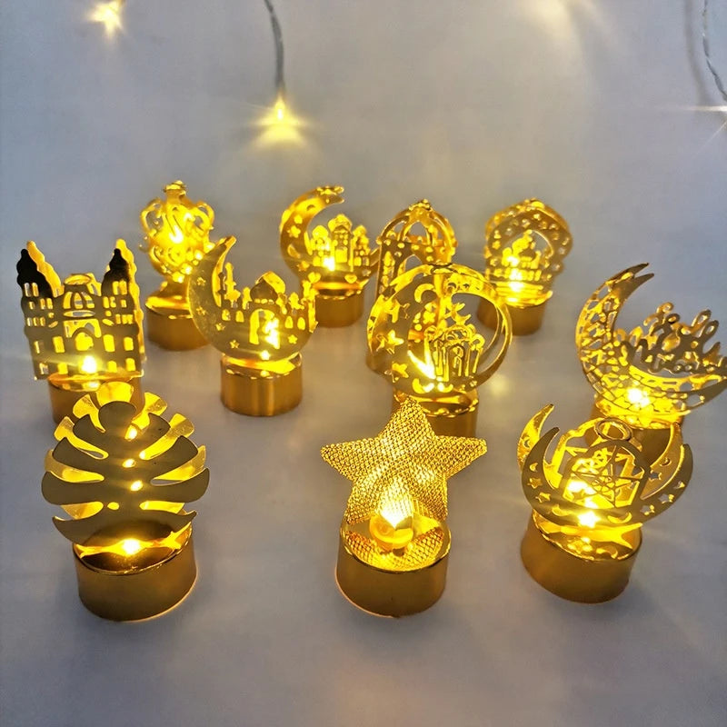 Ramadan Decorations 2026 Ramadan Lantern Light Mubarak Desk Accessories Islamic Muslims Party Decorations Home Decor