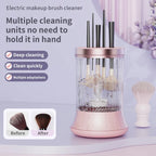 Rechargeable Makeup Brush Cleaner Machine Multifunctional Cleaning Drying Tool