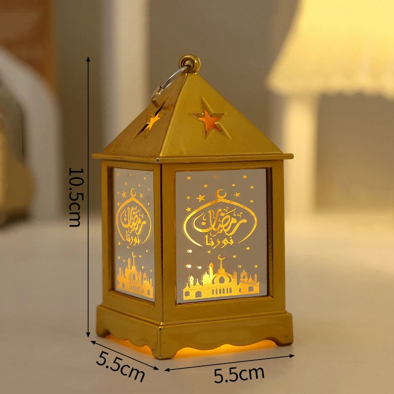 Ramadan Decorations 2026 Ramadan Lantern Light Mubarak Desk Accessories Islamic Muslims Party Decorations Home Decor
