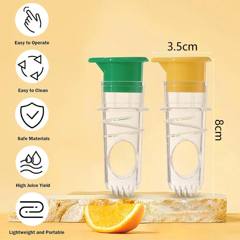 Manual Lemon Squeezer New Screw-Top Lemon Juicer Lemon Press Ideals for Cocktails Drinks and Cooking Hand Held Citrus Juicer