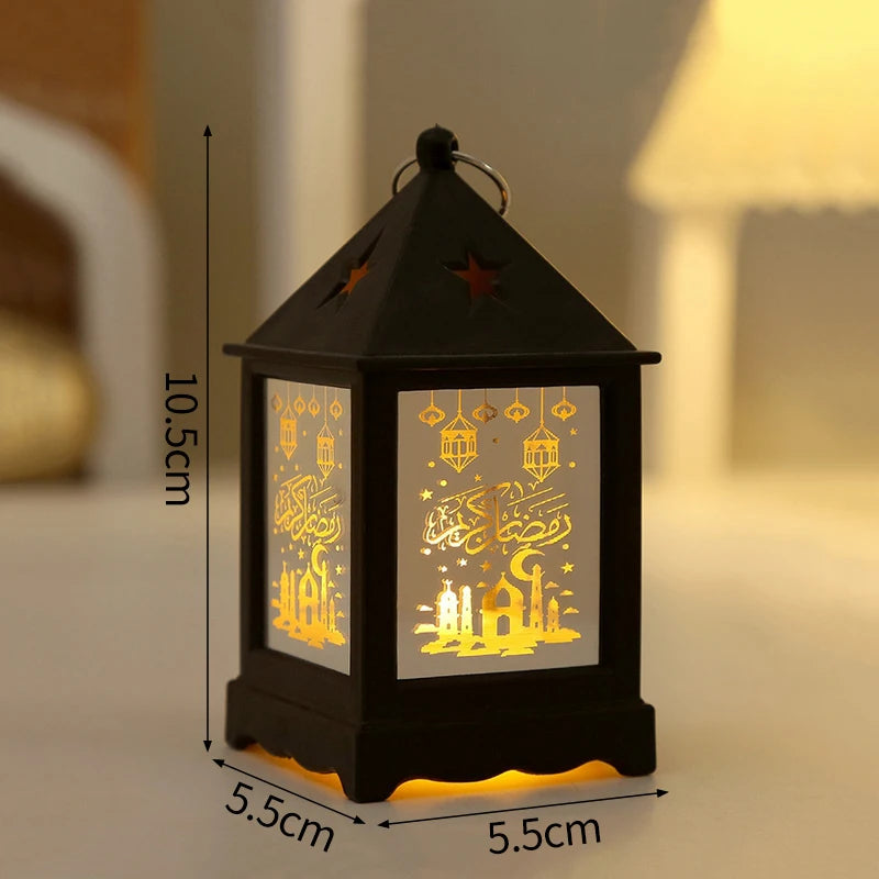 Ramadan Decorations 2026 Ramadan Lantern Light Mubarak Desk Accessories Islamic Muslims Party Decorations Home Decor