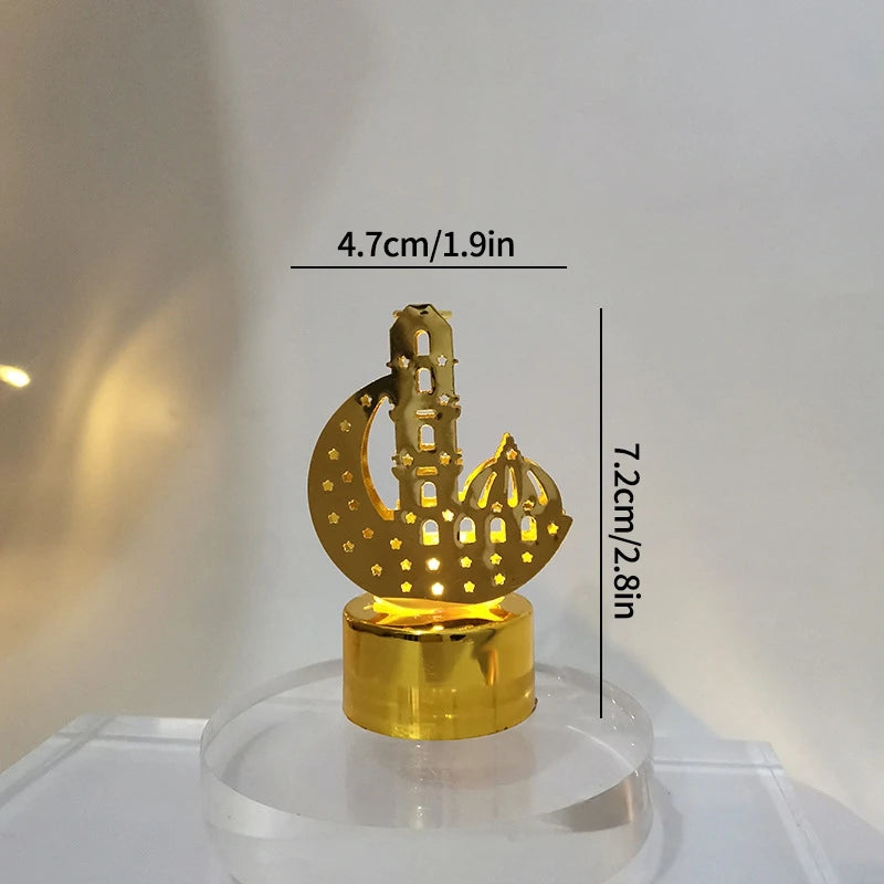 Ramadan Decorations 2026 Ramadan Lantern Light Mubarak Desk Accessories Islamic Muslims Party Decorations Home Decor