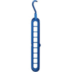 Plastic Multifunctional Hangers Heavy Duty Space Saving 9 Holes Clothes Organizer for Bedroom Cabinet Wardrobe Home Storage Use