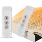 Clip-On Bookmark Book Light with Timer USB Rechargeable Reading Light Mini Led Read Light Portable Bedside Desk Light Read Lamp