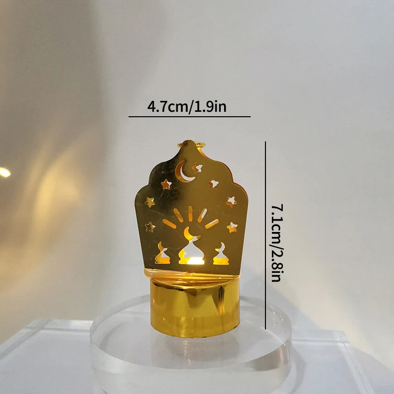 Ramadan Decorations 2026 Ramadan Lantern Light Mubarak Desk Accessories Islamic Muslims Party Decorations Home Decor