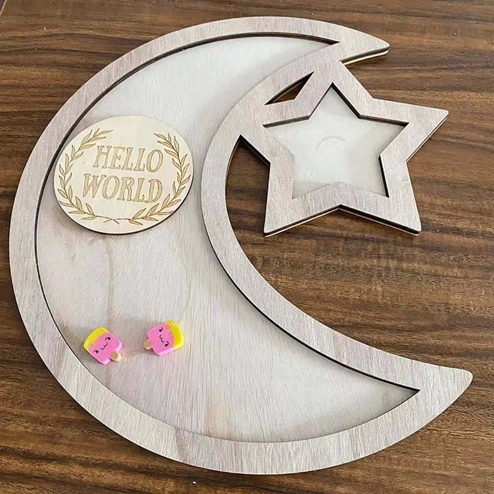 Runto Eid Mubarak Islamic Wooden Tray 2026 Ramadan Kareem Decor Islam Muslim Party Decor Eid Ramadan Mubarak Gifts Eid Al Adha