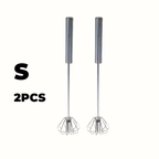 Stainless Steel Egg Beater Durable Semi-Automatic Mixer for Effortless Egg Cream Mixing Stirring and Beating for Kitchen Baking