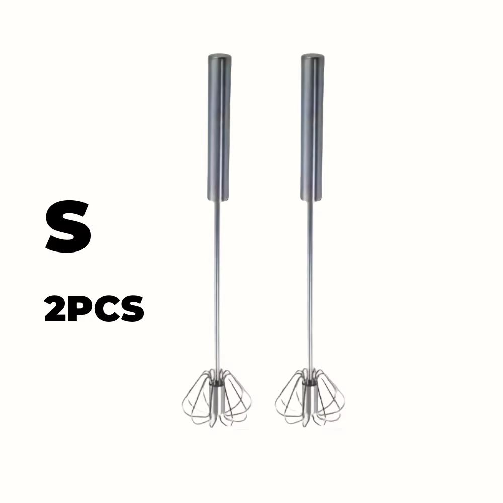 Stainless Steel Egg Beater Durable Semi-Automatic Mixer for Effortless Egg Cream Mixing Stirring and Beating for Kitchen Baking