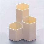 1Pc Desk Dresser Organizer, Desk Pen Organizer, Pen Holder Pen Organizer, Pen Holder 4 Compartments, Clear Pencil Organizer Cup