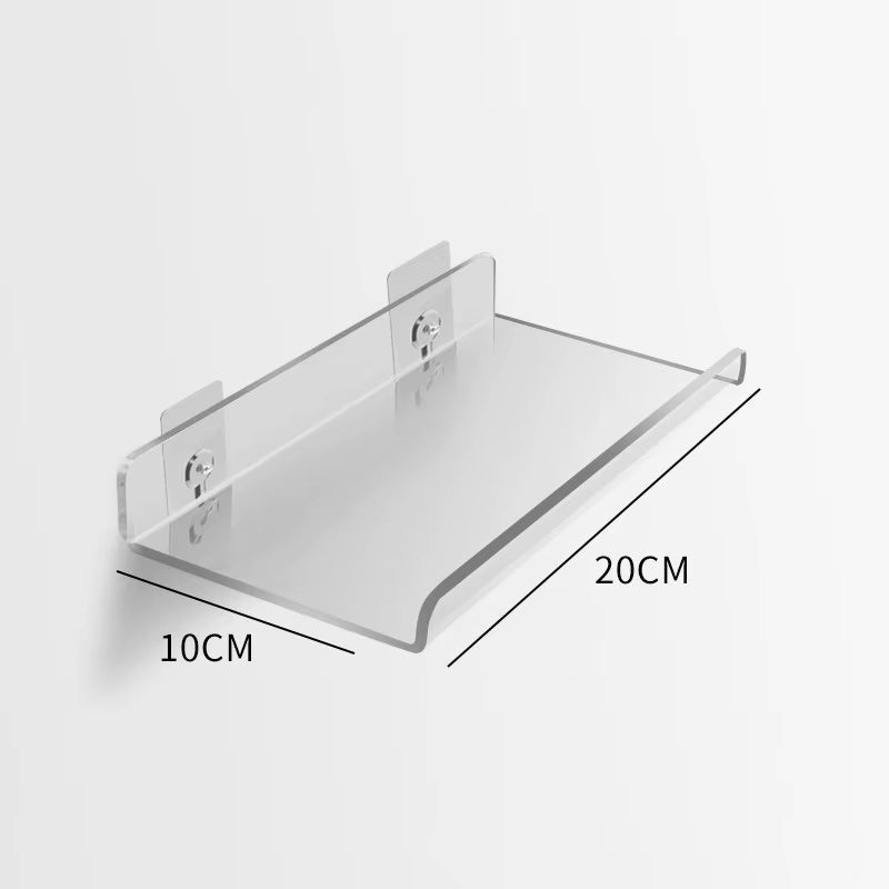 Bathroom Vanity Table Organizer Wall Shelf Home Storage Rack Skin Care Cosmetic Cotton Display Storage Holder Punch-Free