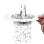 Drain Hair Catcher,Bathroom Shower Sink Stopper Drain Cover Hair Trap Filter Sticker Kitchen Anti-Blocking Strainer