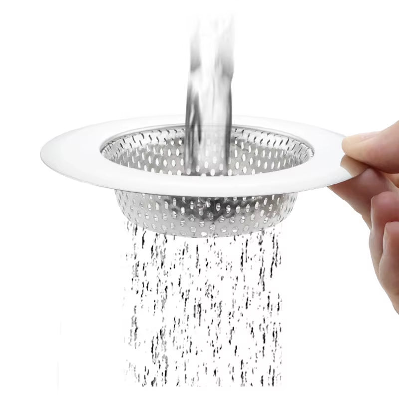 Drain Hair Catcher,Bathroom Shower Sink Stopper Drain Cover Hair Trap Filter Sticker Kitchen Anti-Blocking Strainer
