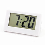 Desk Digital Clock LCD Screen Bracket Car Clock Plastic Mini Time Table Watch Desk Clock