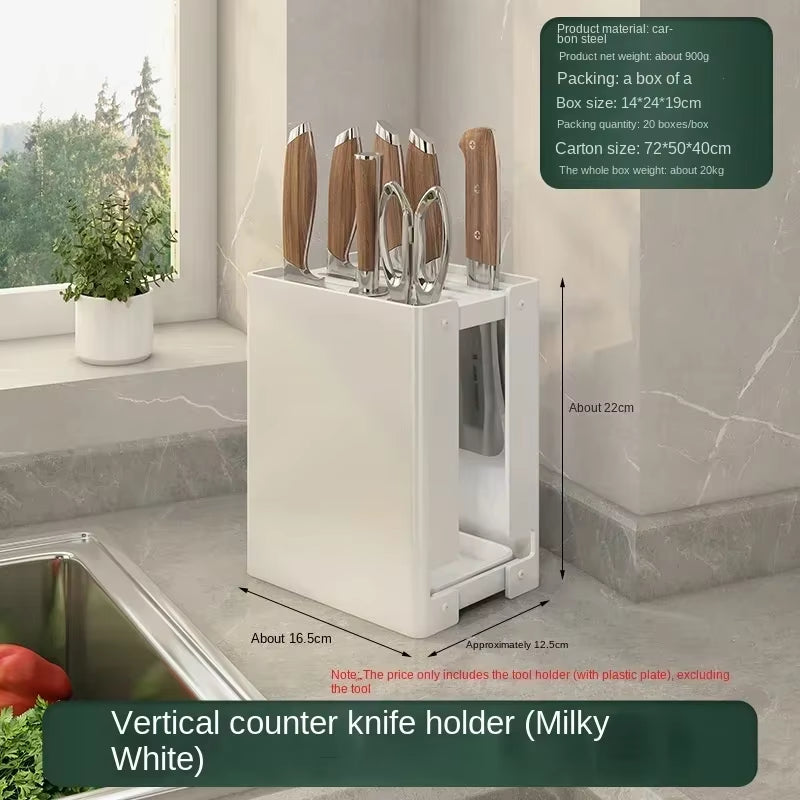 Multi-Functional Kitchen Accessories Knife Rack Kitchen Knife Rack Knife Rack Kitchen Draining Magnetic Kitchenware Knife Block