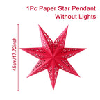 30-75CM Eid Mubarak Hollow Out Star Hanging Pendant Ramadan Decor for Home 2025 Islam Muslim Party Mubarak Eid Al Adha Kareem