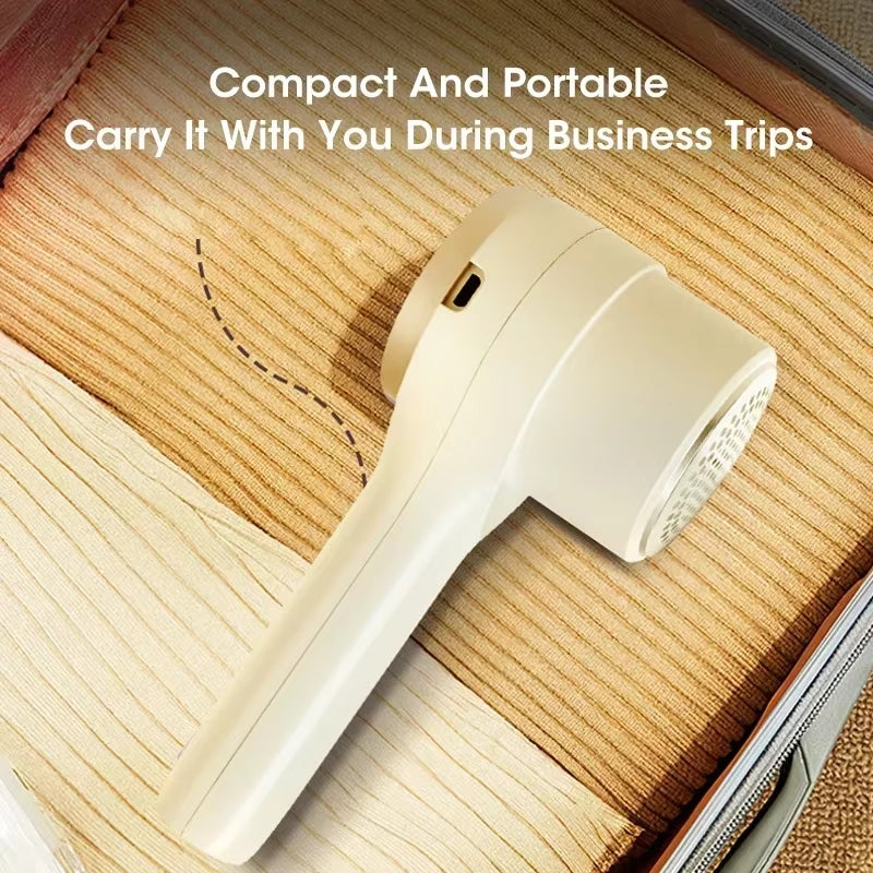 Lint Remover for Clothing Electric Pellet Fluff Remover Rechargeable Portable Fabric Hairball Shaver Removes Lint from Clothes