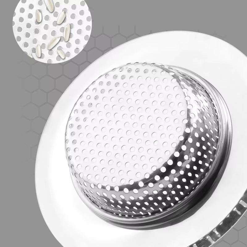 Drain Hair Catcher,Bathroom Shower Sink Stopper Drain Cover Hair Trap Filter Sticker Kitchen Anti-Blocking Strainer