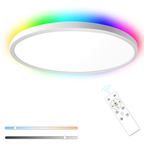 28W RGB LED Deckenleuchte Deckenlampe Dimmbar Mit Fernbedienung Wohnzimmer Lampe