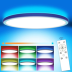 28W RGB LED Deckenleuchte Deckenlampe Dimmbar Mit Fernbedienung Wohnzimmer Lampe